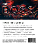 Fire B.O.S.S.- Bug Out Survival Supplement Kit