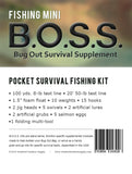 Fishing Mini B.O.S.S.- Bug Out Survival Supplement kit